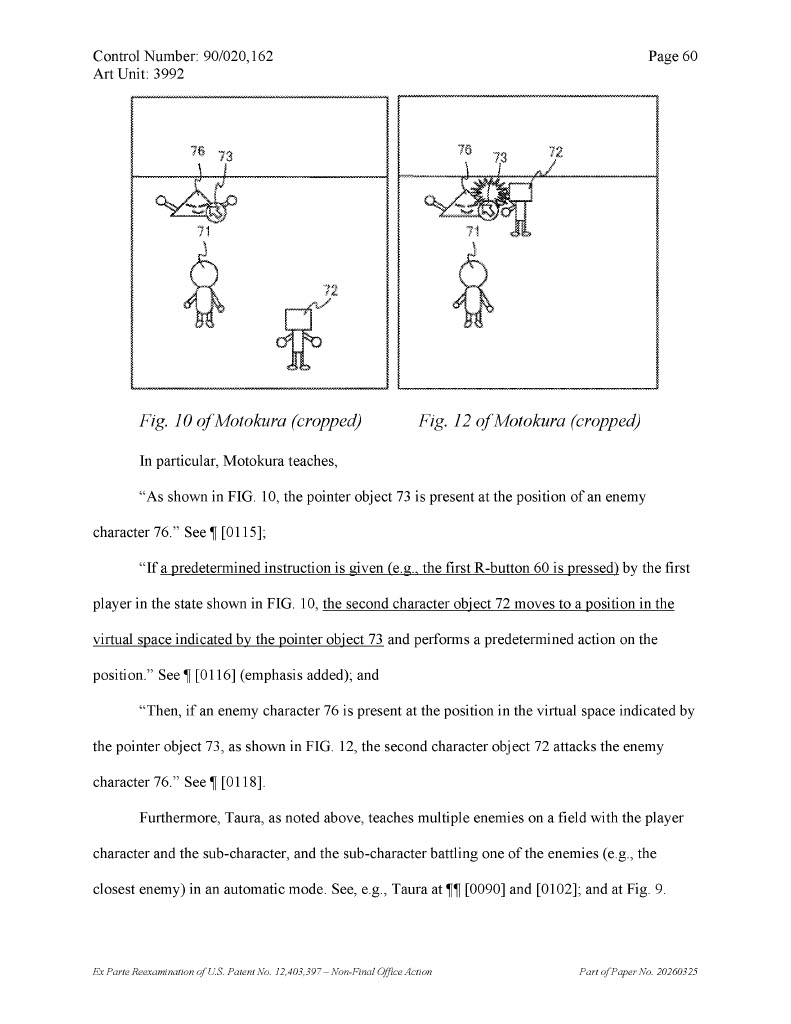 任天堂の「サブキャラ召喚・戦闘システム」米国の再審査で却下へ。最終判断ではなく、任天堂には今後も反論の機会が残る_003