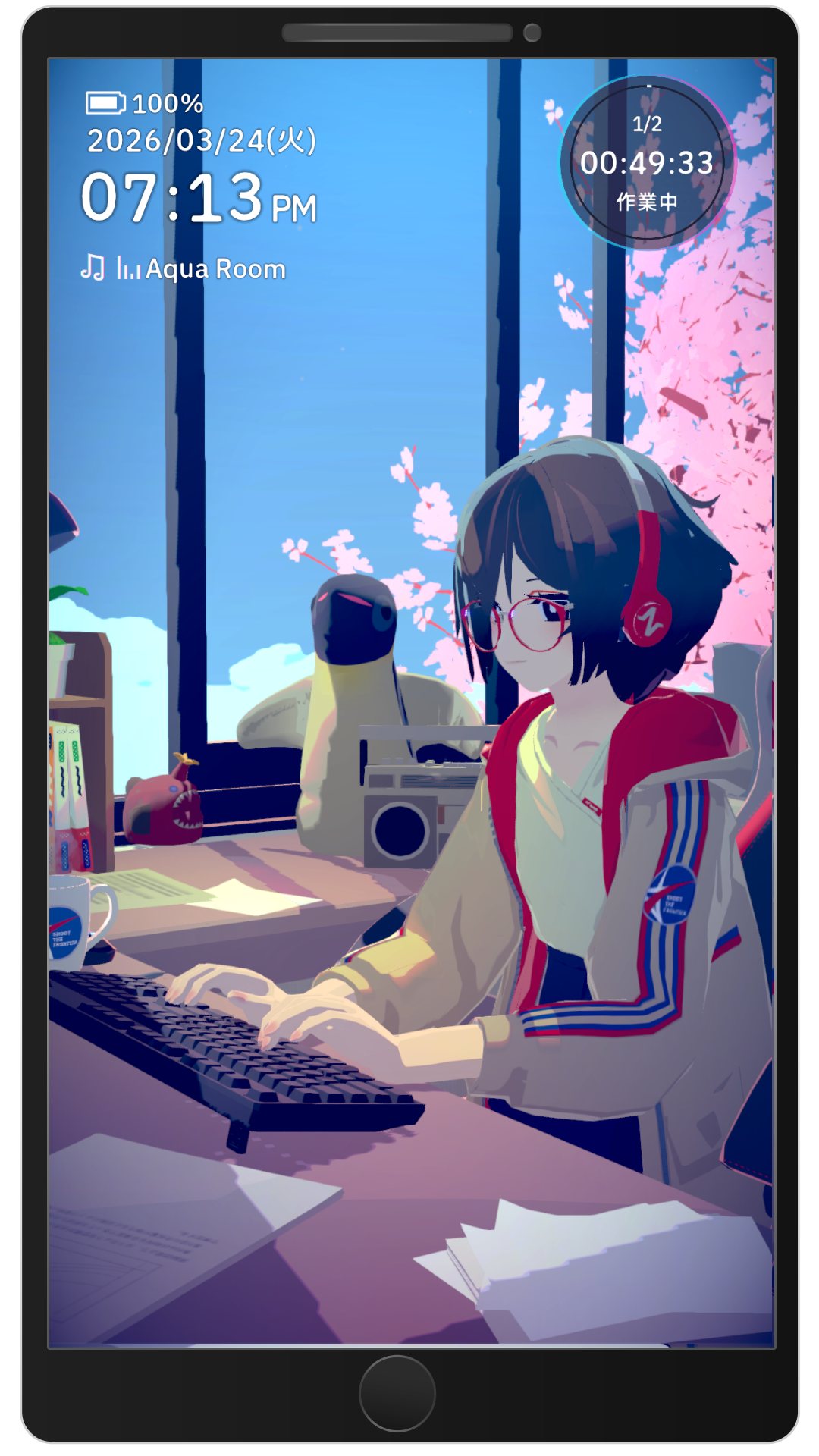 『Chill with You：Lo-Fi Story』スマホ版が配信開始。PC版との連携や壁紙モードなどの新機能も搭載_003