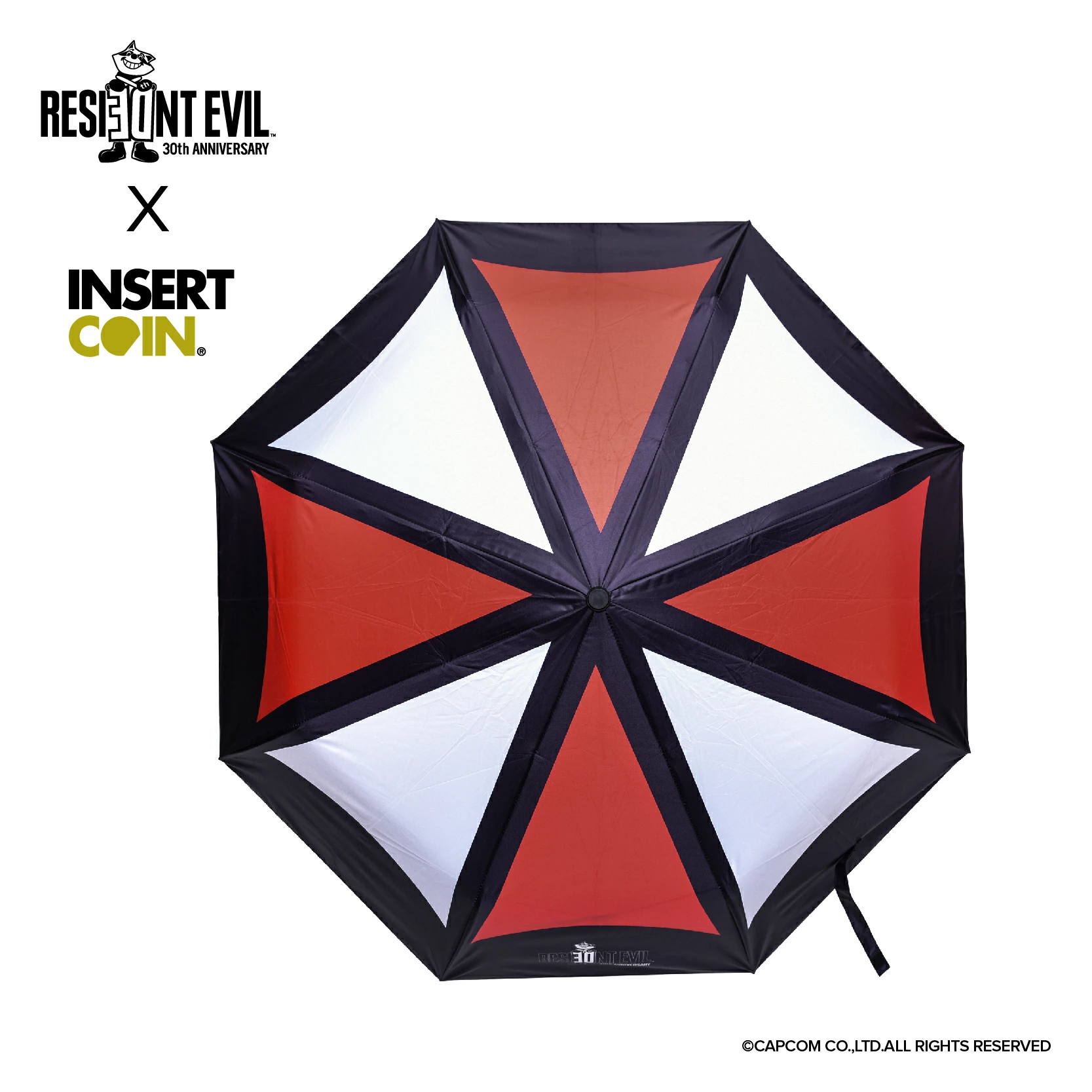 Insert Coin Japanが、『バイオハザード』とのコラボアイテムを販売。アンブレラ社のアンブレラが登場_001