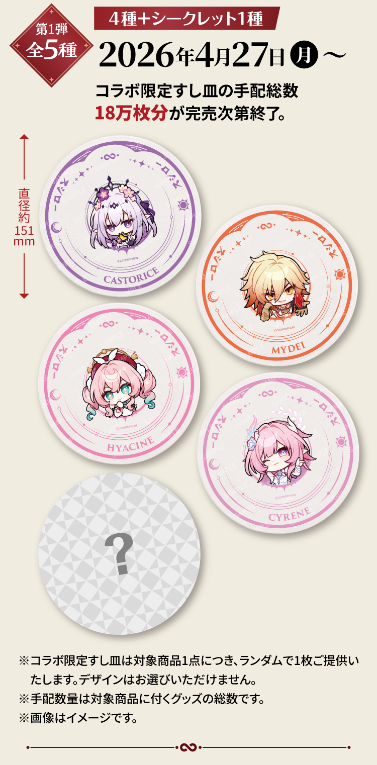 『崩壊：スターレイル』と「スシロー」のコラボが4月27日より開催決定_005