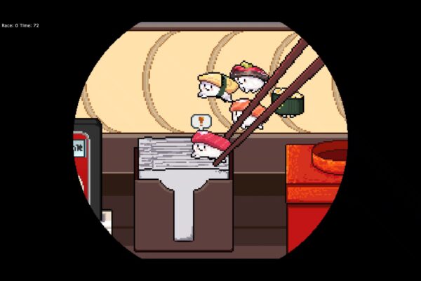 『わびさび寿司ダービー』7月16日にSteam/Switchで発売。寿司を握り走らせるレース_002