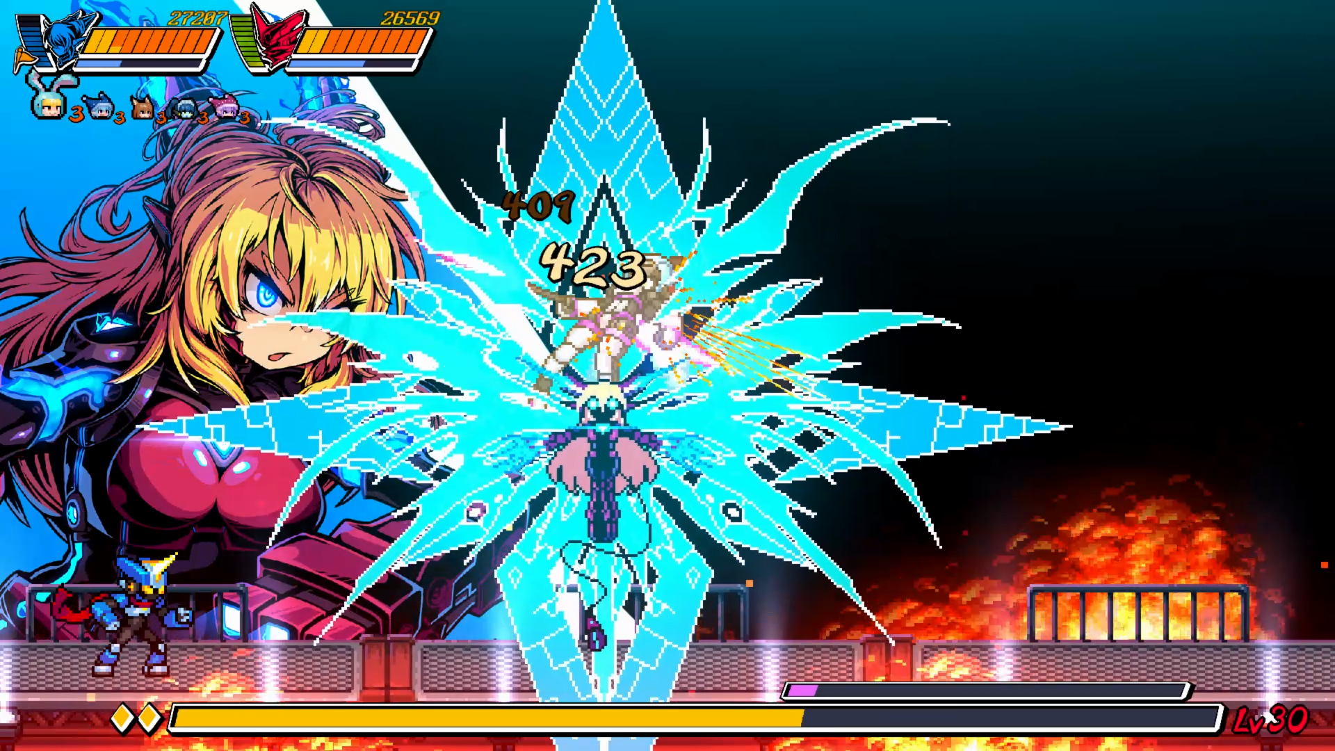 『ロックマン』に影響を受けたローグライク2Dアクション『超アロイクラッシュ』早期アクセス版が配信開始_002