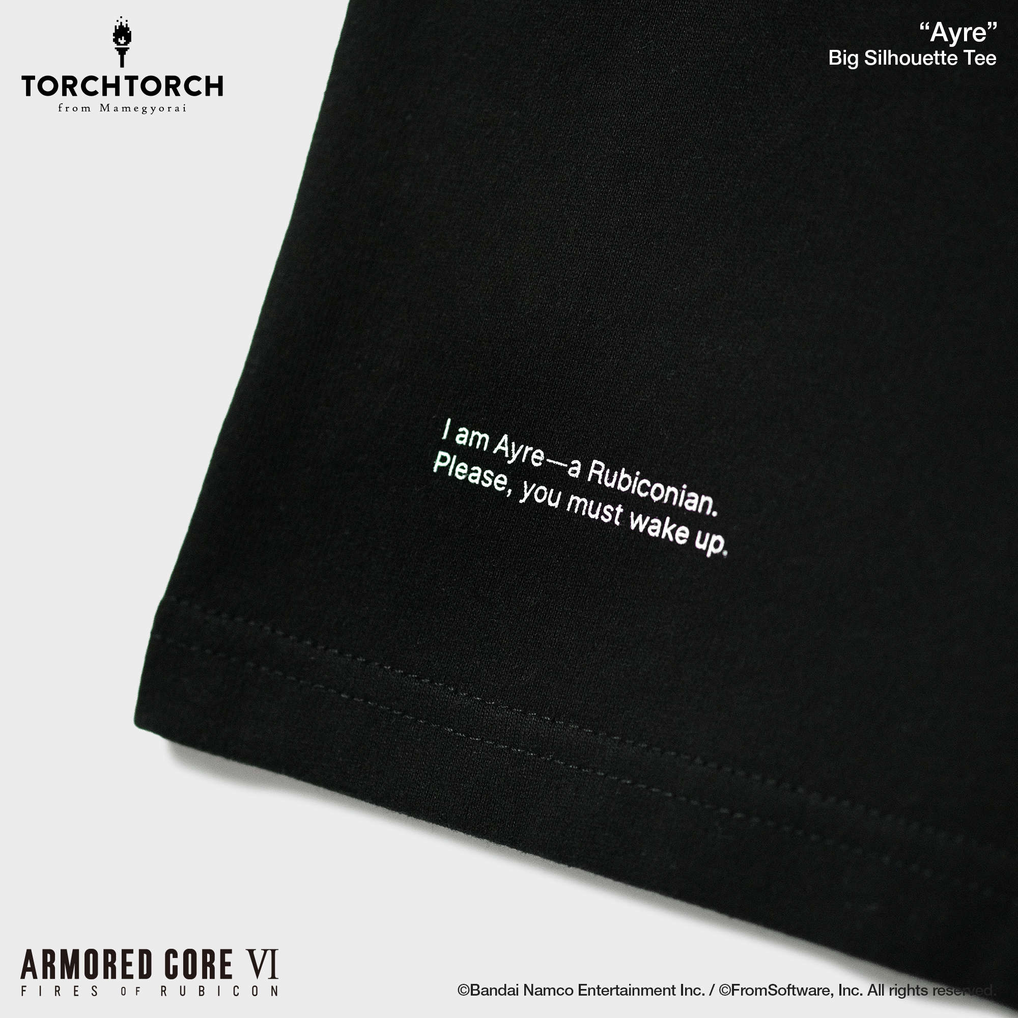 『アーマード・コア6』「エア」がデザインされた「TORCH TORCH」コラボTシャツが4月23日より発売_003