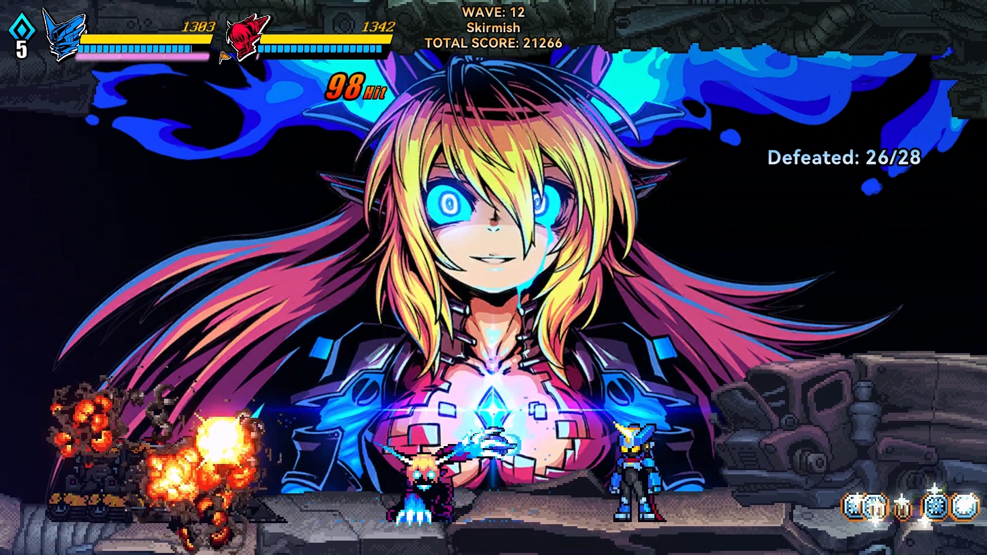 『ロックマン』に影響を受けたローグライク2Dアクション『超アロイクラッシュ』早期アクセス版が配信開始_013