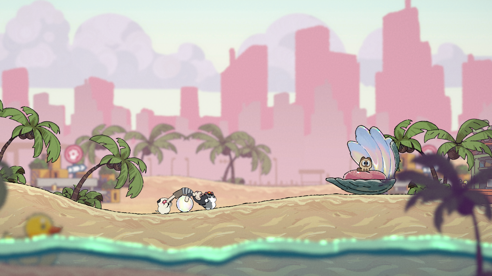 『It Takes Paws』Steamストアページが公開。犬と猫が「ぐにゃぐにゃになった飼い主」を運ぶ協力ゲーム_005