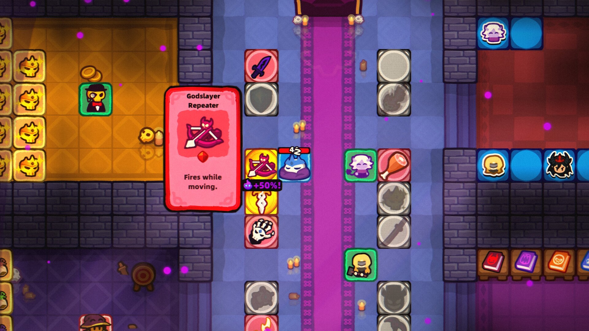 “98%好評”のローグライトパズルアクション『カード魔王: 頭だけになっても！』Steamにて配信開始_003