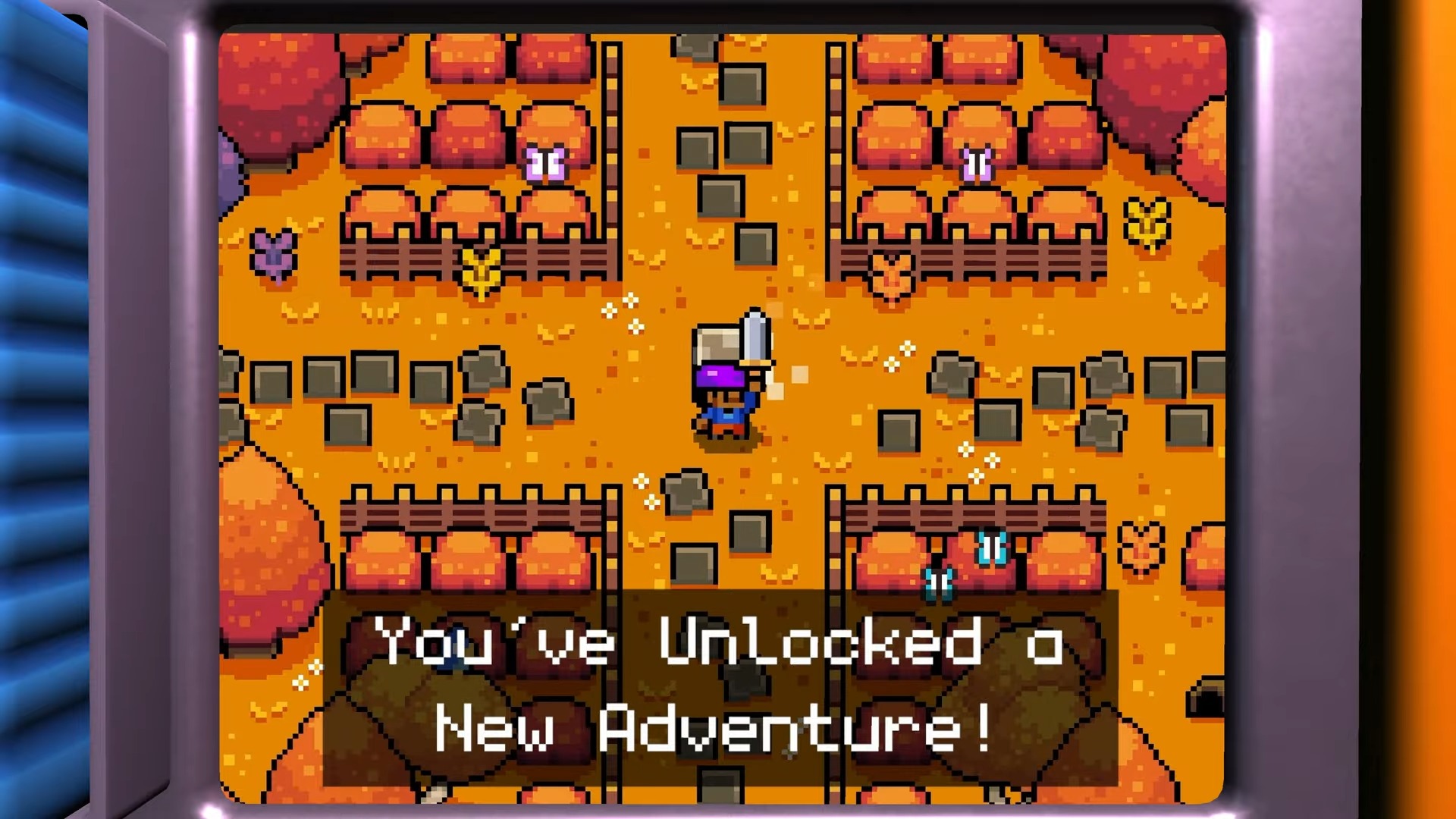 携帯ゲーム機をプレイしながら3Dアクションゲームを遊ぶ異色のタイトル『Screenbound』の最新映像が公開_003