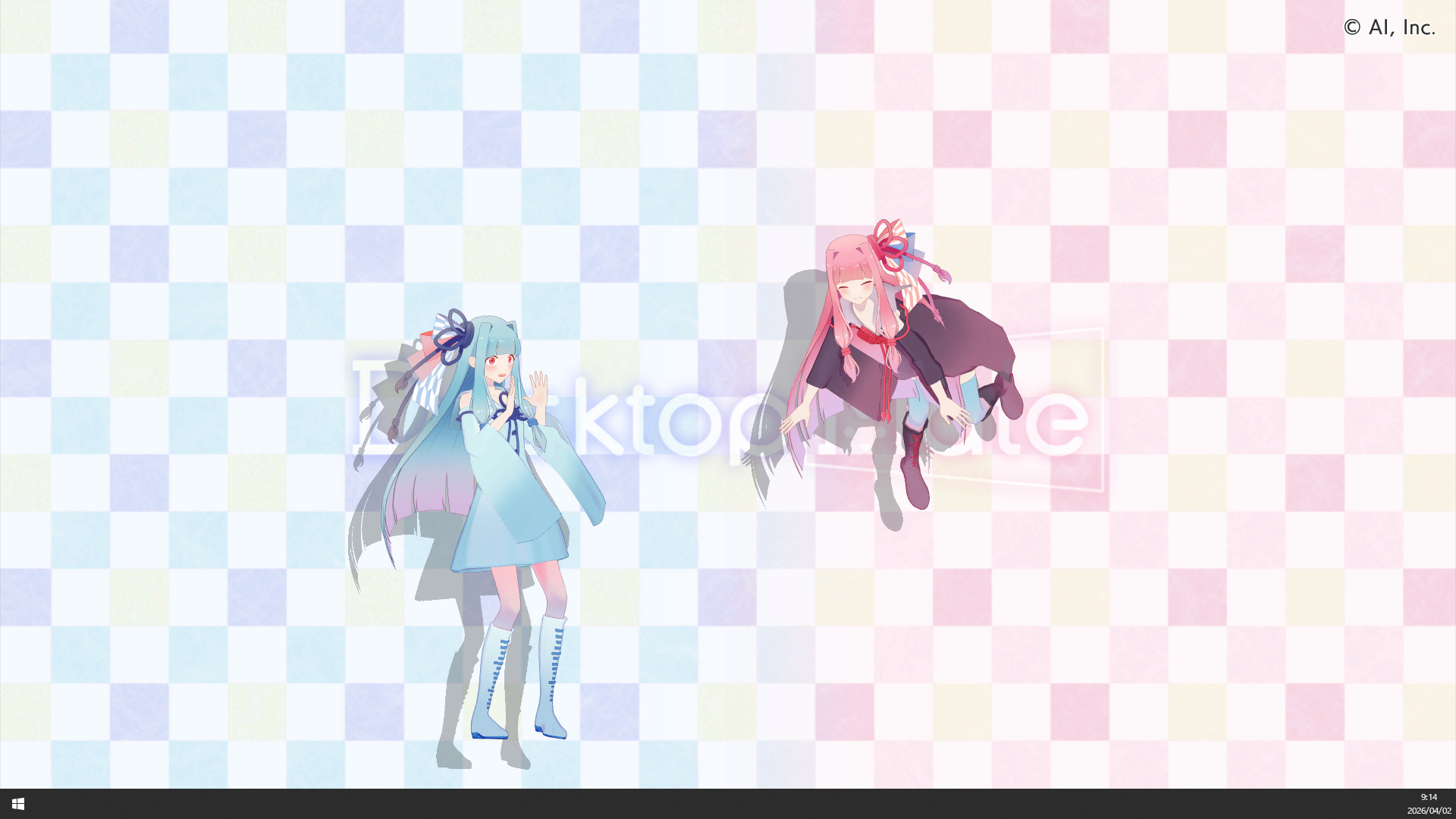 『Desktop Mate』琴葉姉妹DLC本日発売。コンビアクション搭載_003