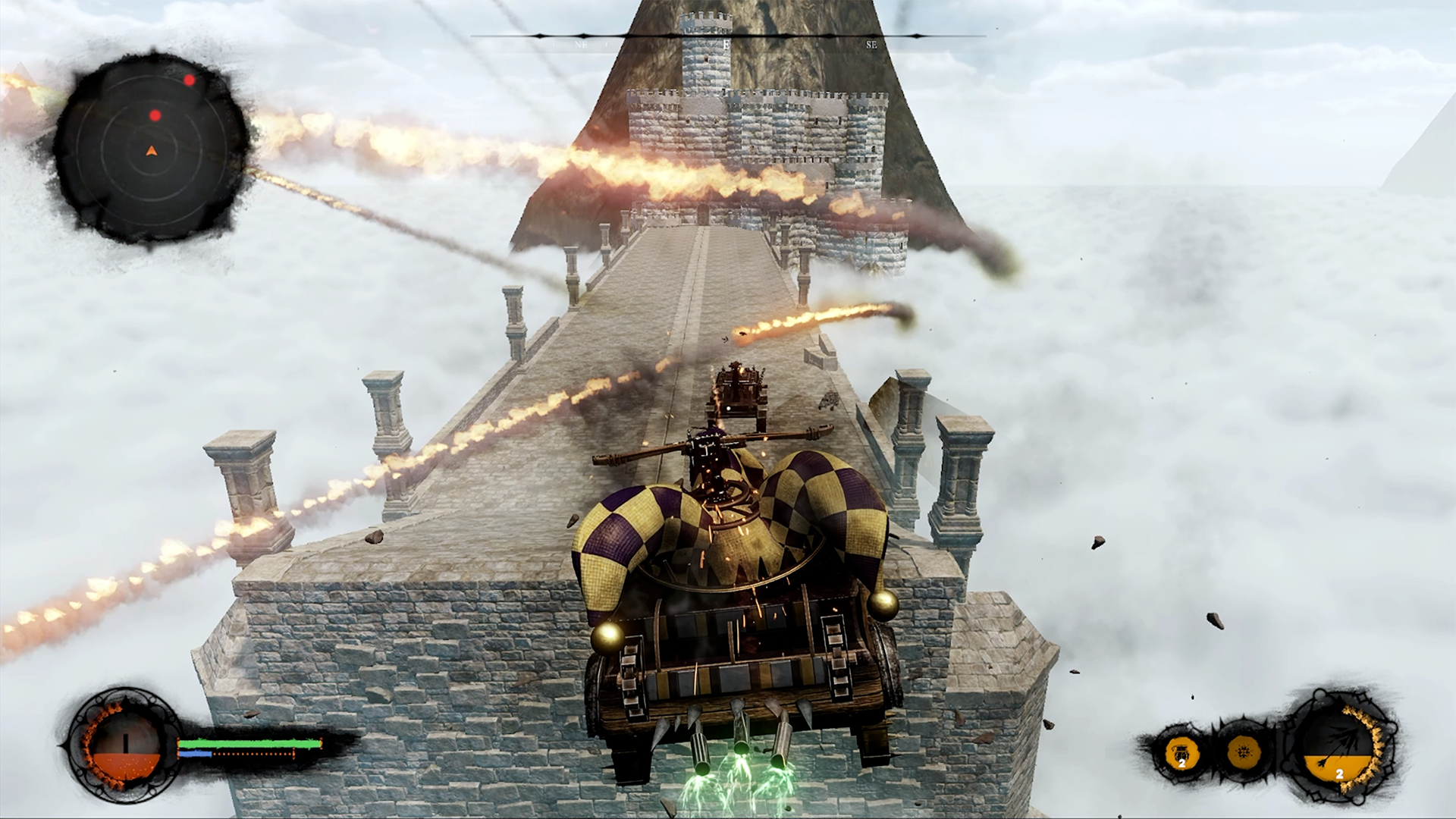 『Dark Engines』のSteamストアページが公開。魔法と蒸気の戦闘車両に乗って激しいカーコンバットを行う_002