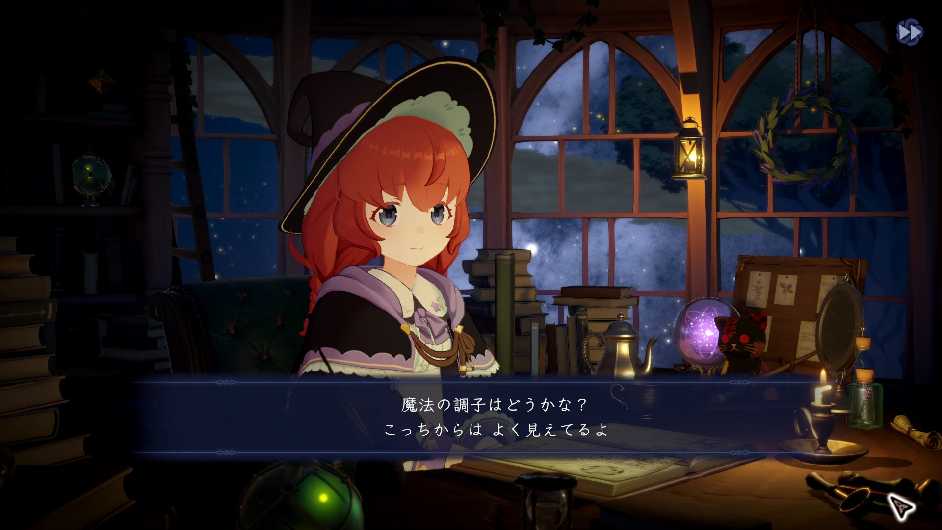 魔法使い見習いの少女と異世界でチルく作業するゲーム『Memory of Memorie : A Chill Story』が202_010