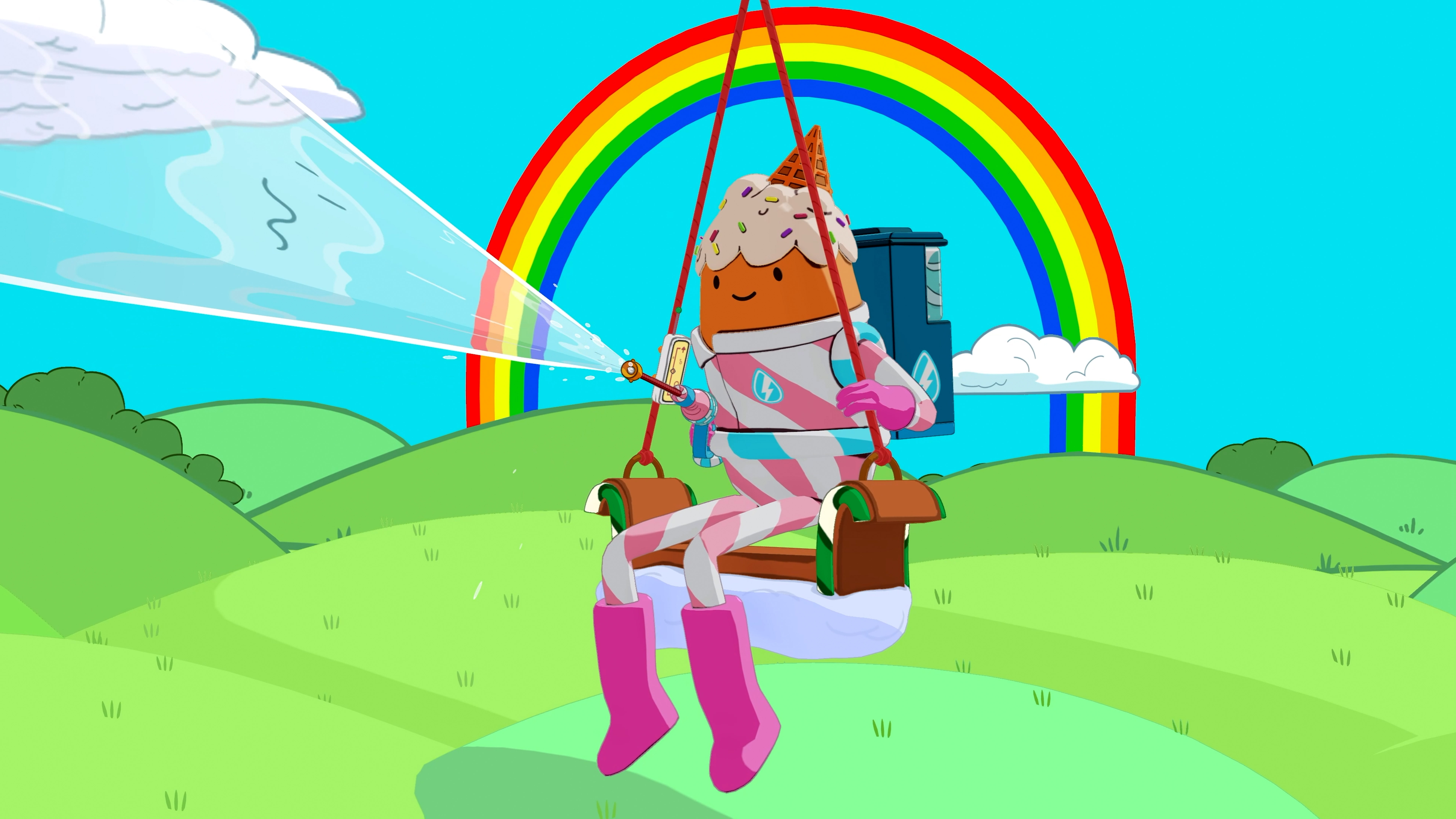 『パワーウォッシュシミュレーター2』初DLC『アドベンチャー・タイム』のスペシャルパックが配信開始_001