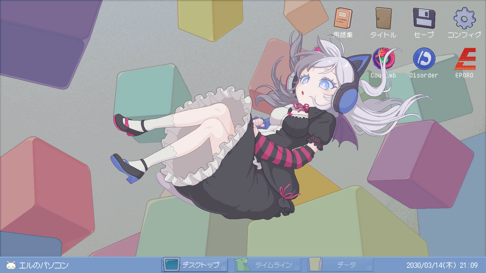 SNSで巻き起こる怪事件を解明するパズル推理ゲーム『ミカクテイ事件の観測者-Demons' Timeline-』がSteamにて_005