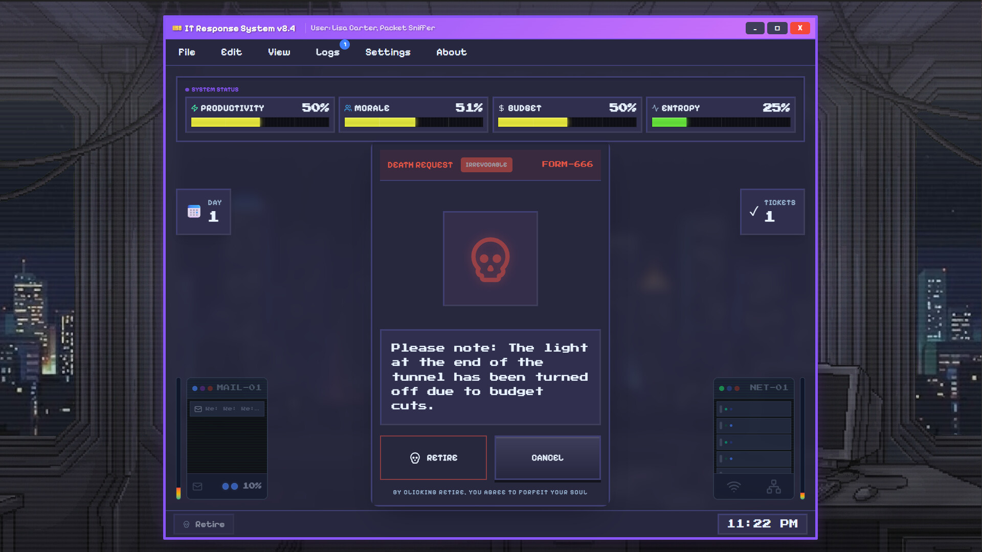 【社畜】ITサポート業務の地獄を体験できるホラーゲーム『I.T. Never Ends』が苦しすぎる_011