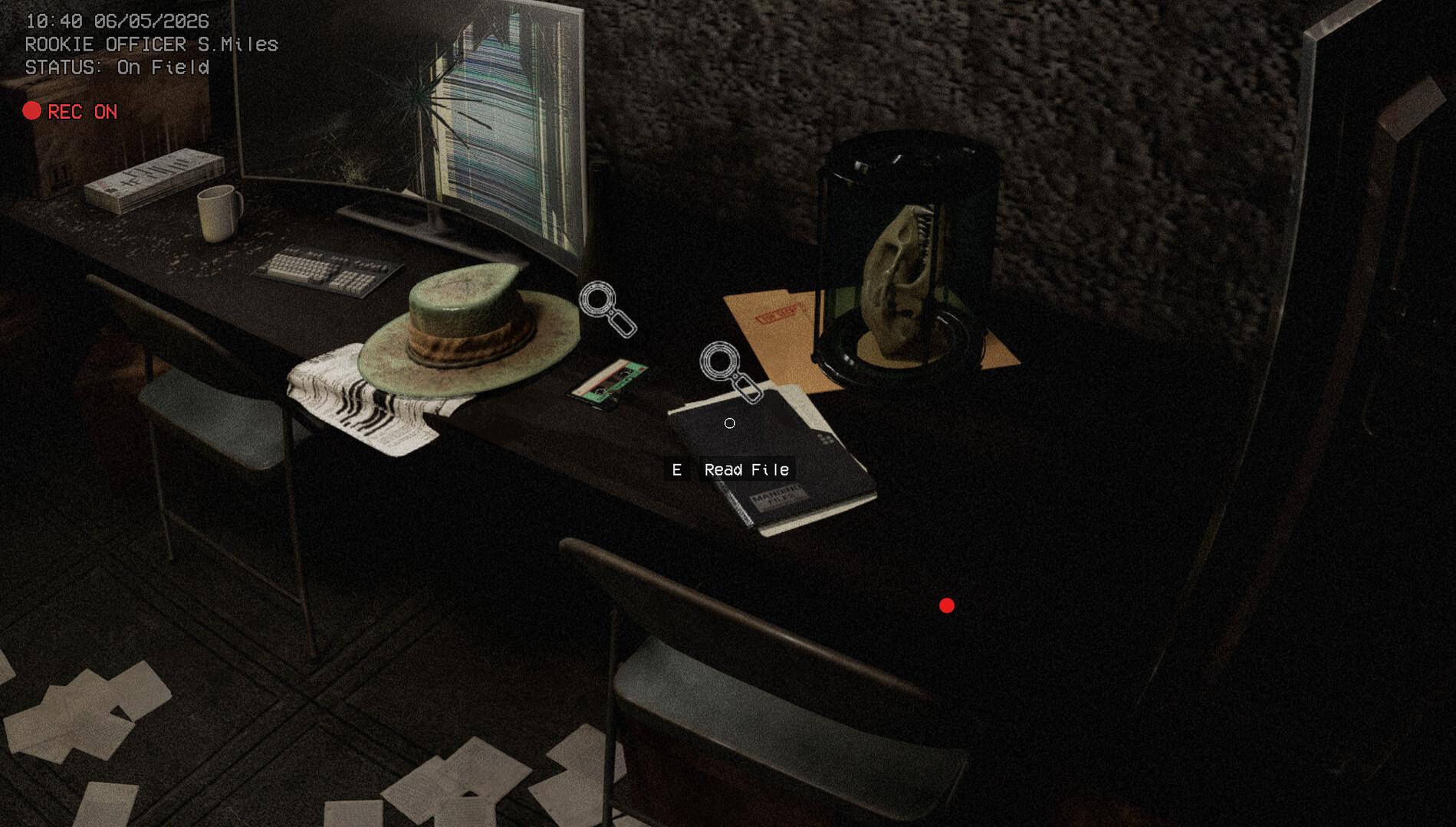 恐竜のような獣から隠れて研究所を調査するホラーゲーム『D-Extinction』が面白そう_003