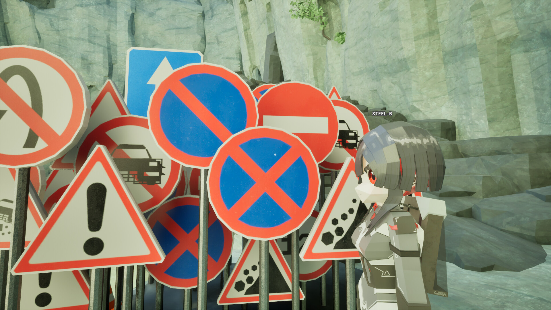 美少女がトラックで断崖絶壁を運転するゲーム『LISIA』が面白そう_006