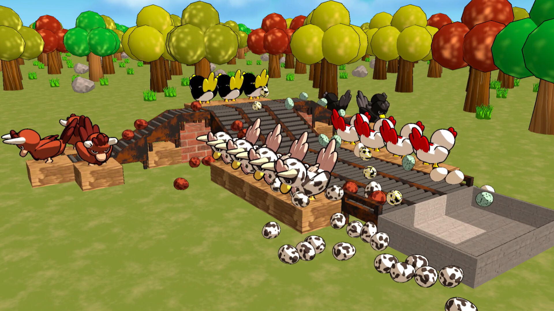 “卵”で10億稼ぐ物理演算×養鶏自動化ゲーム『Billion Egg Farm』のSteamストアページが公開_003