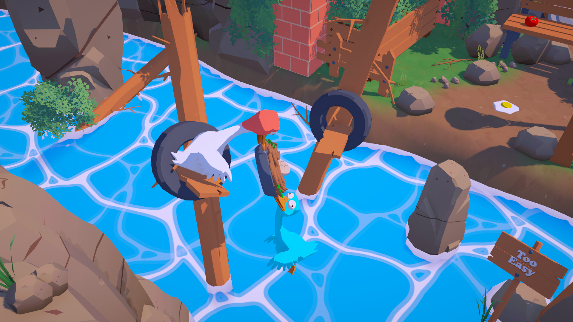 2羽のガチョウで“卵”を壊さずに運ぶ2人協力アクションゲーム『An Eggstremely Hard Game』がかわいい_007