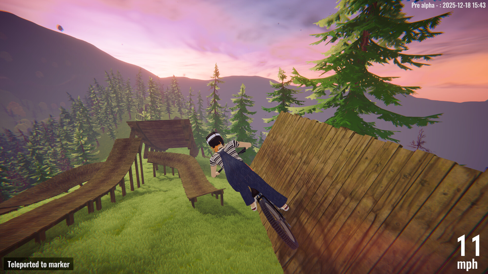 マウンテンバイクで山道を駆け下りる新作レースゲーム『Cranked』が面白そう_002