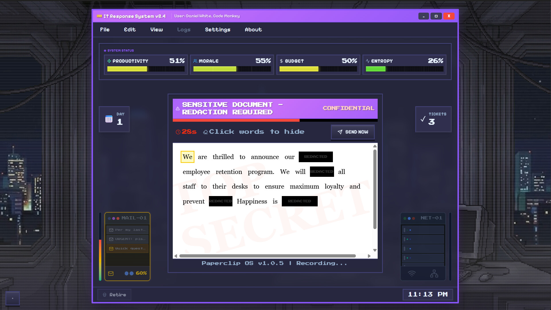 【社畜】ITサポート業務の地獄を体験できるホラーゲーム『I.T. Never Ends』が苦しすぎる_003