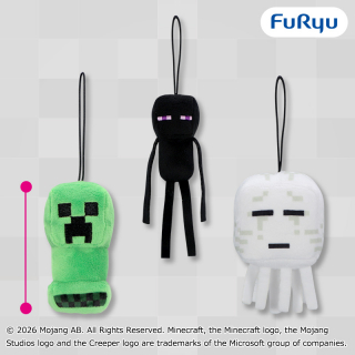 『マインクラフト』の「チキンジョッキー」「クリーパー」などがぬいぐるみになった新作プライズが4月上旬より登場_005