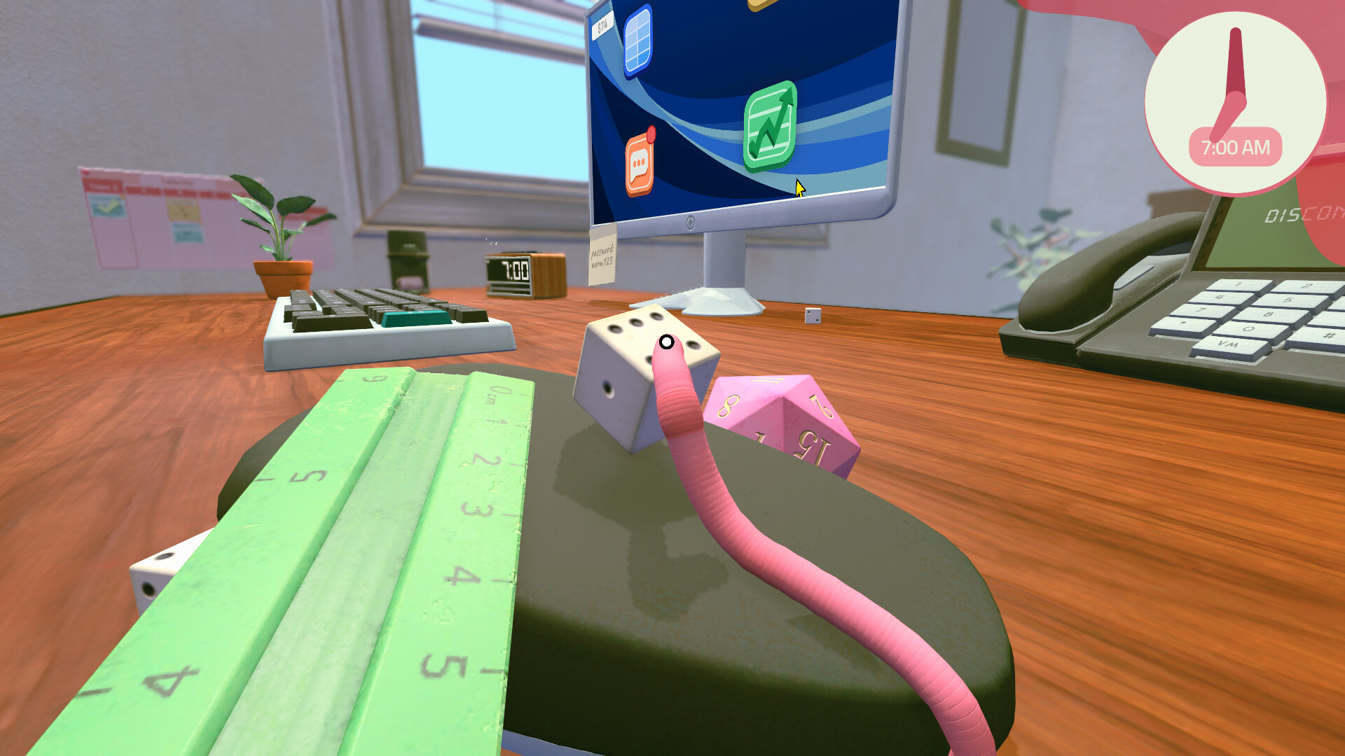 「ミミズ」になって金融の仕事をする変なゲーム『Worming from Home』が面白そう_002