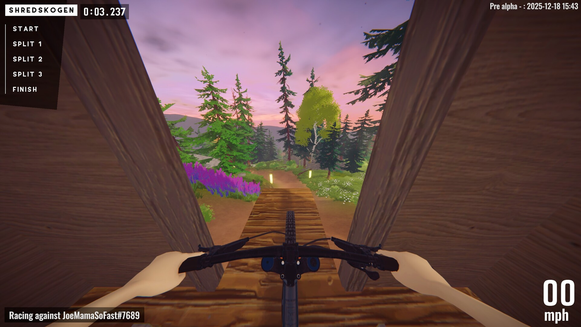 マウンテンバイクで山道を駆け下りる新作レースゲーム『Cranked』が面白そう_005