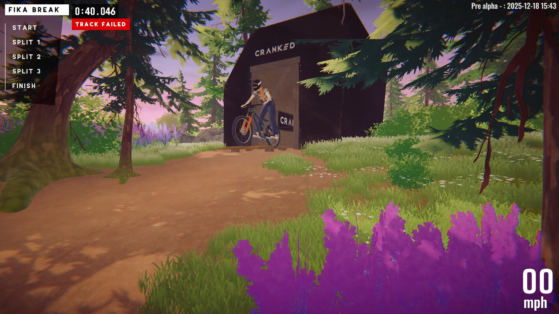 マウンテンバイクで山道を駆け下りる新作レースゲーム『Cranked』が面白そう_007