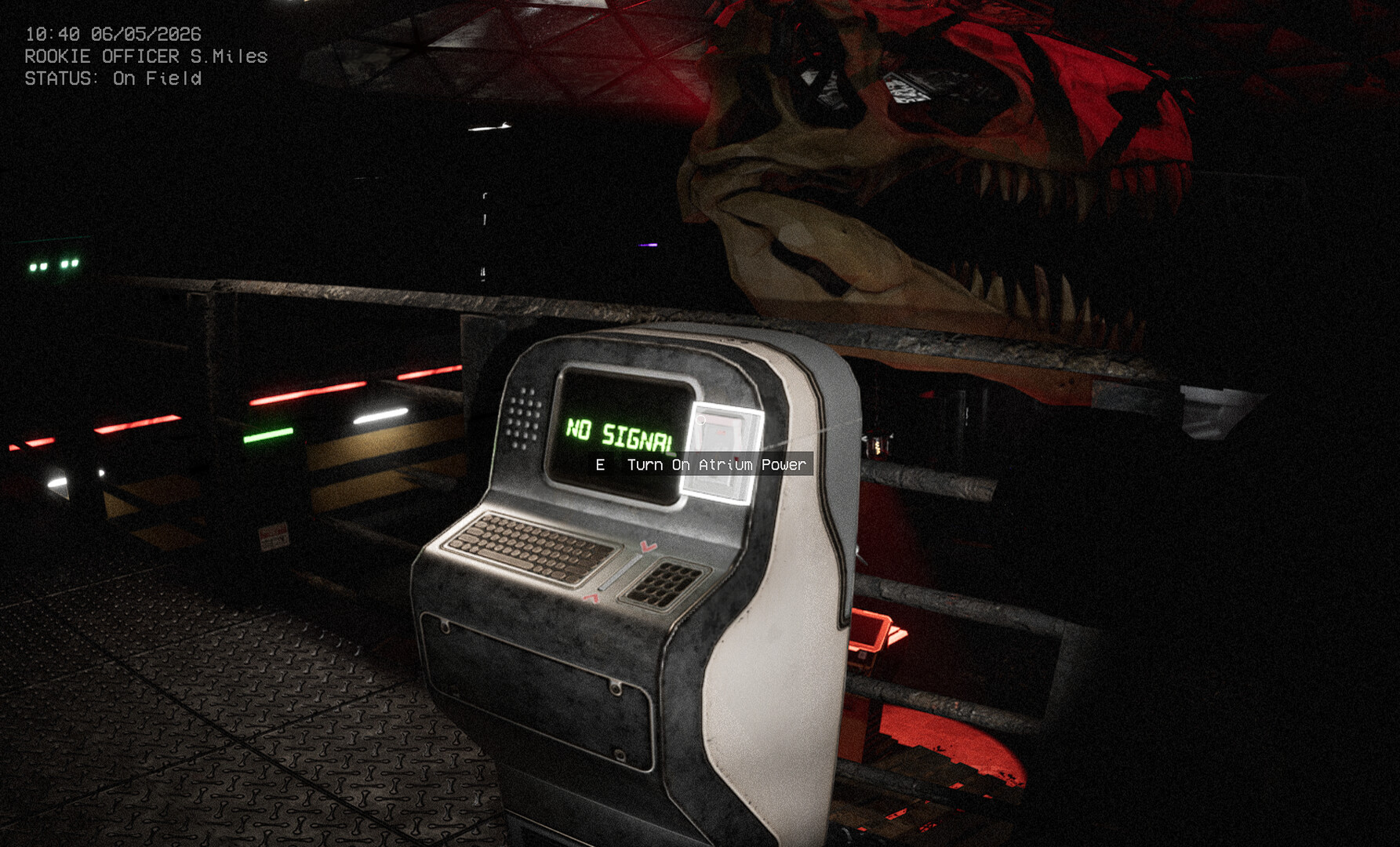 恐竜のような獣から隠れて研究所を調査するホラーゲーム『D-Extinction』が面白そう_006