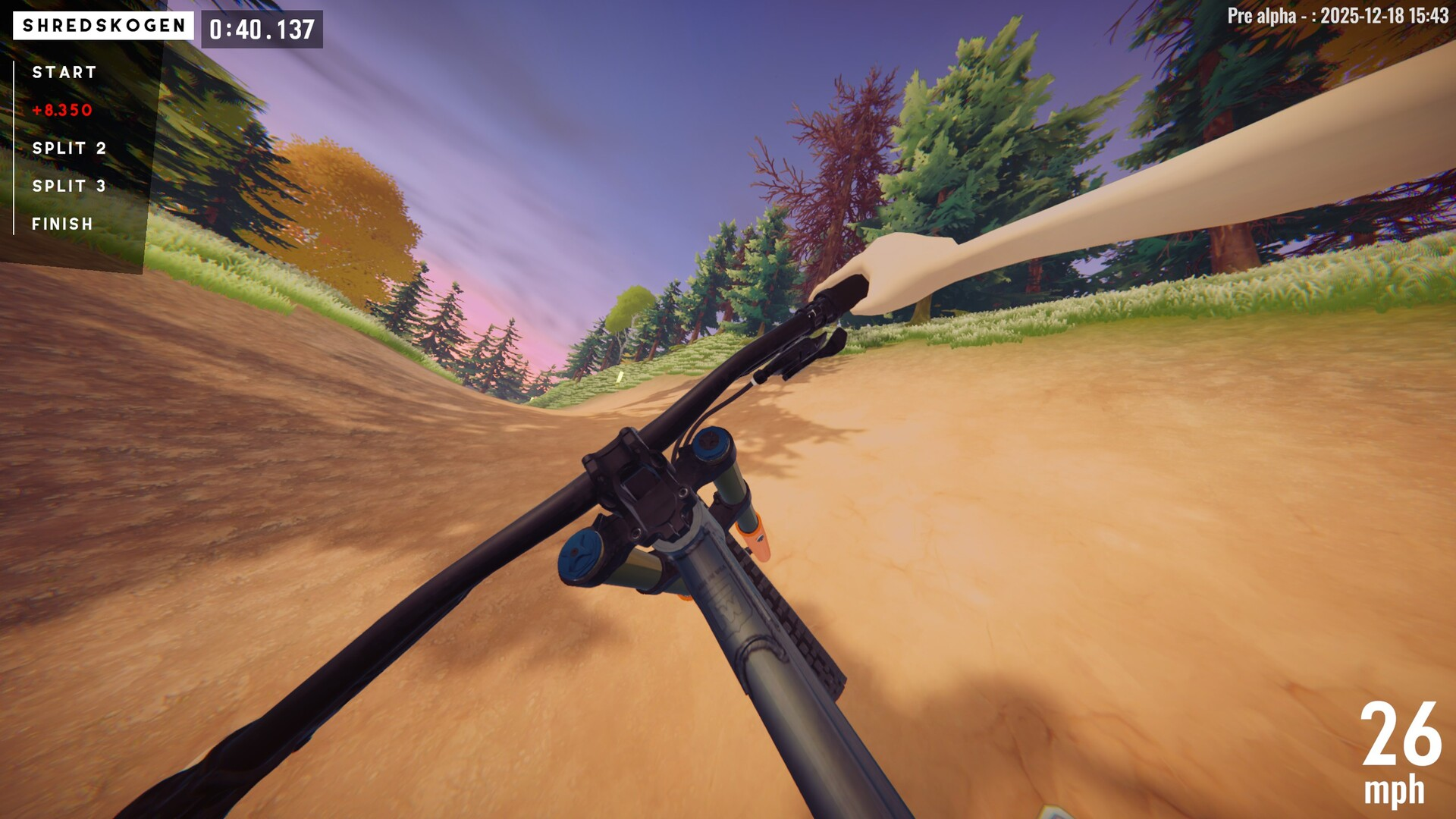 マウンテンバイクで山道を駆け下りる新作レースゲーム『Cranked』が面白そう_008