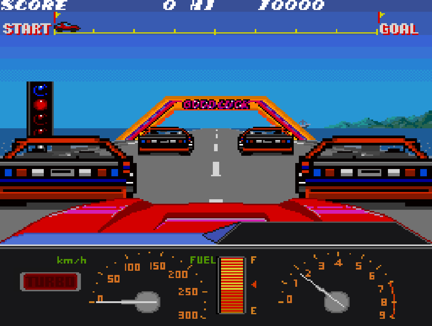 1985年発売のレースゲーム『KONAMI RF2 Red Fighter』が4月16日から配信開始。「アケアカ」により_001