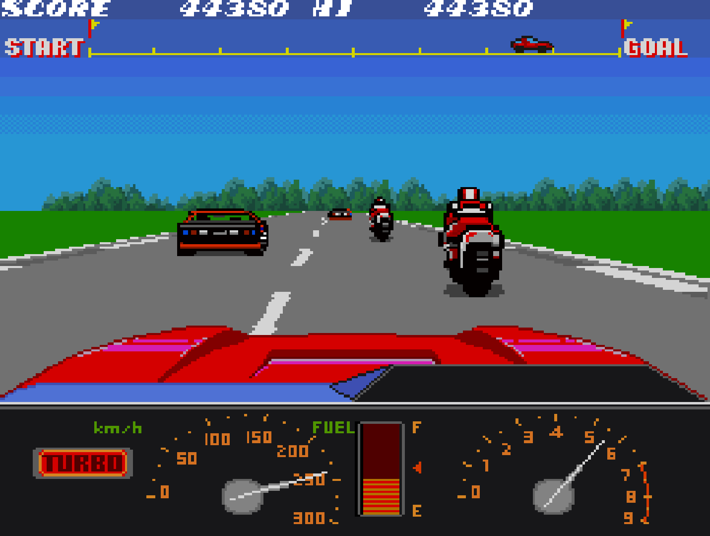 1985年発売のレースゲーム『KONAMI RF2 Red Fighter』が4月16日から配信開始。「アケアカ」により_002