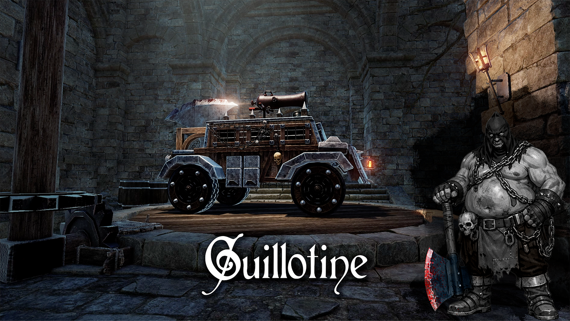 『Dark Engines』のSteamストアページが公開。魔法と蒸気の戦闘車両に乗って激しいカーコンバットを行う_005