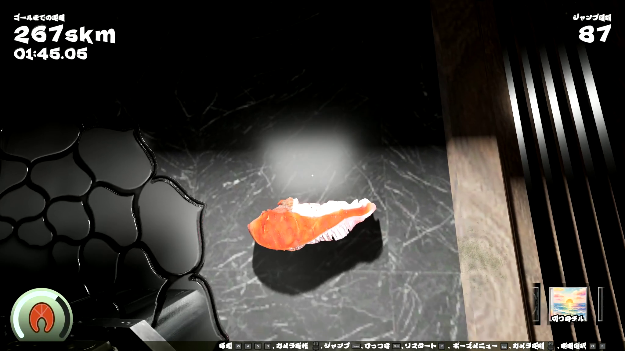 シャケの「切り身」になってゴールを目指すアクションゲーム『Shake』のSteamストアページが公開_004