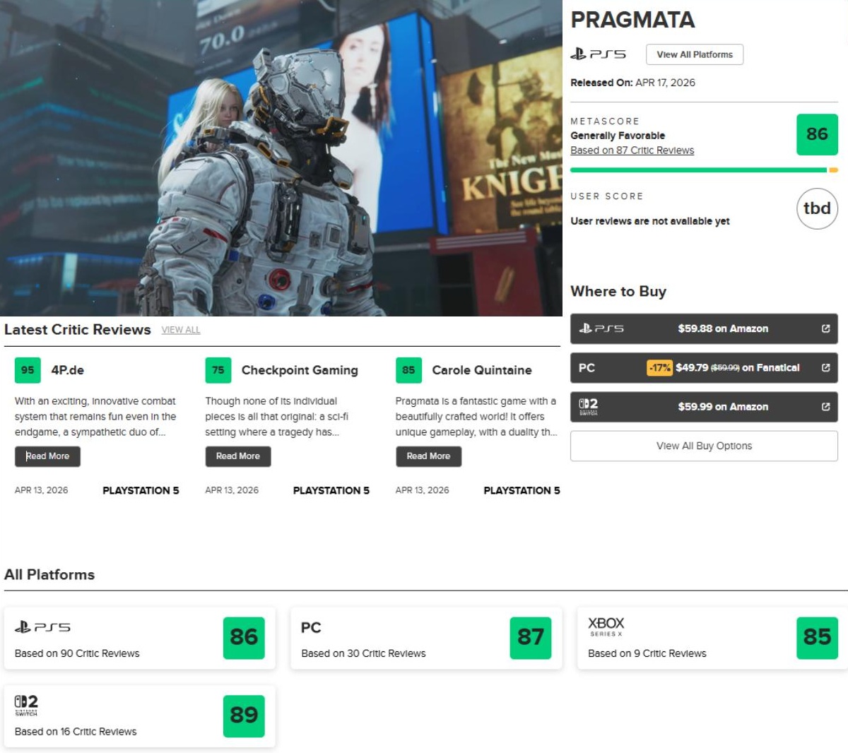 『プラグマタ』海外レビューでメタスコアが平均「86/100」と高得点を記録。「今年のGOTY候補」と絶賛相次ぐ_001