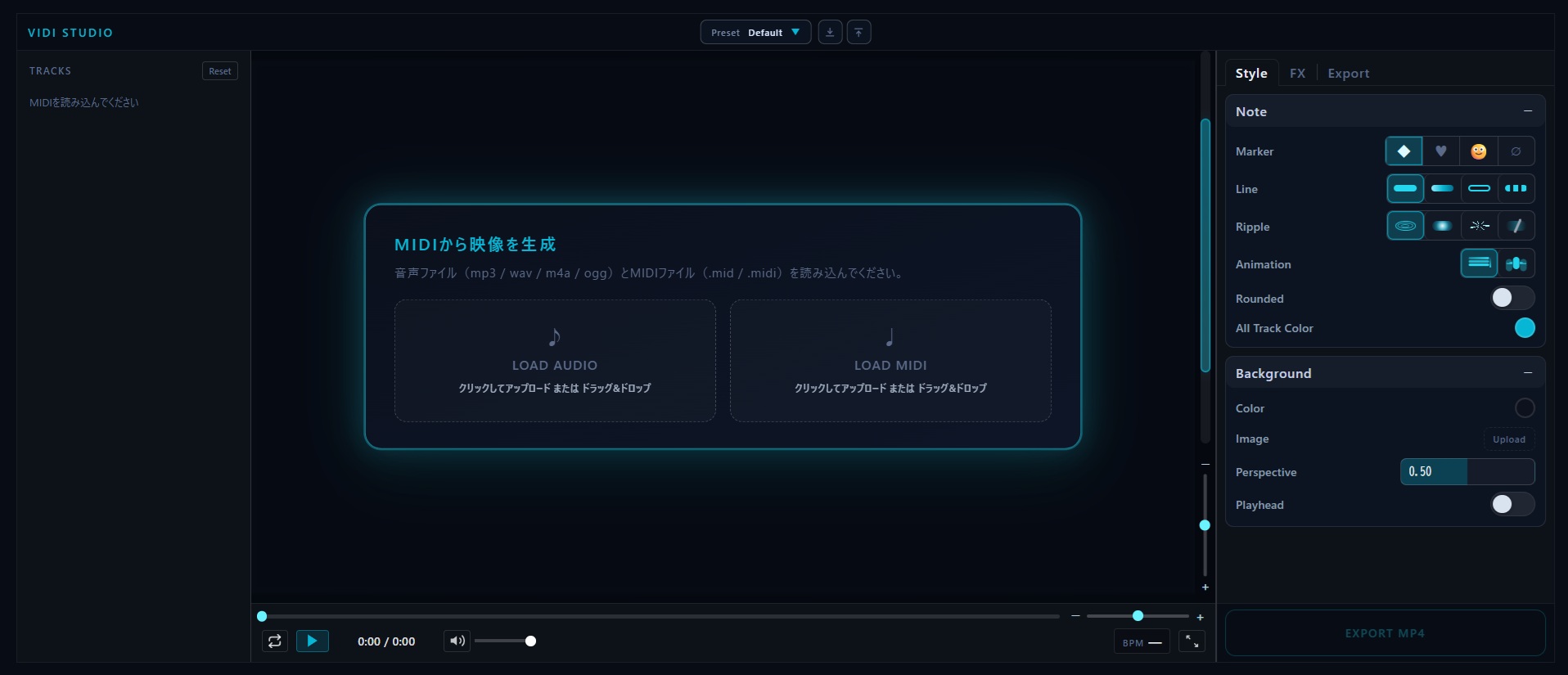 MIDIデータからスタイリッシュな動画を作れるWebサービス「VIDI STUDIO」公開スタート_001