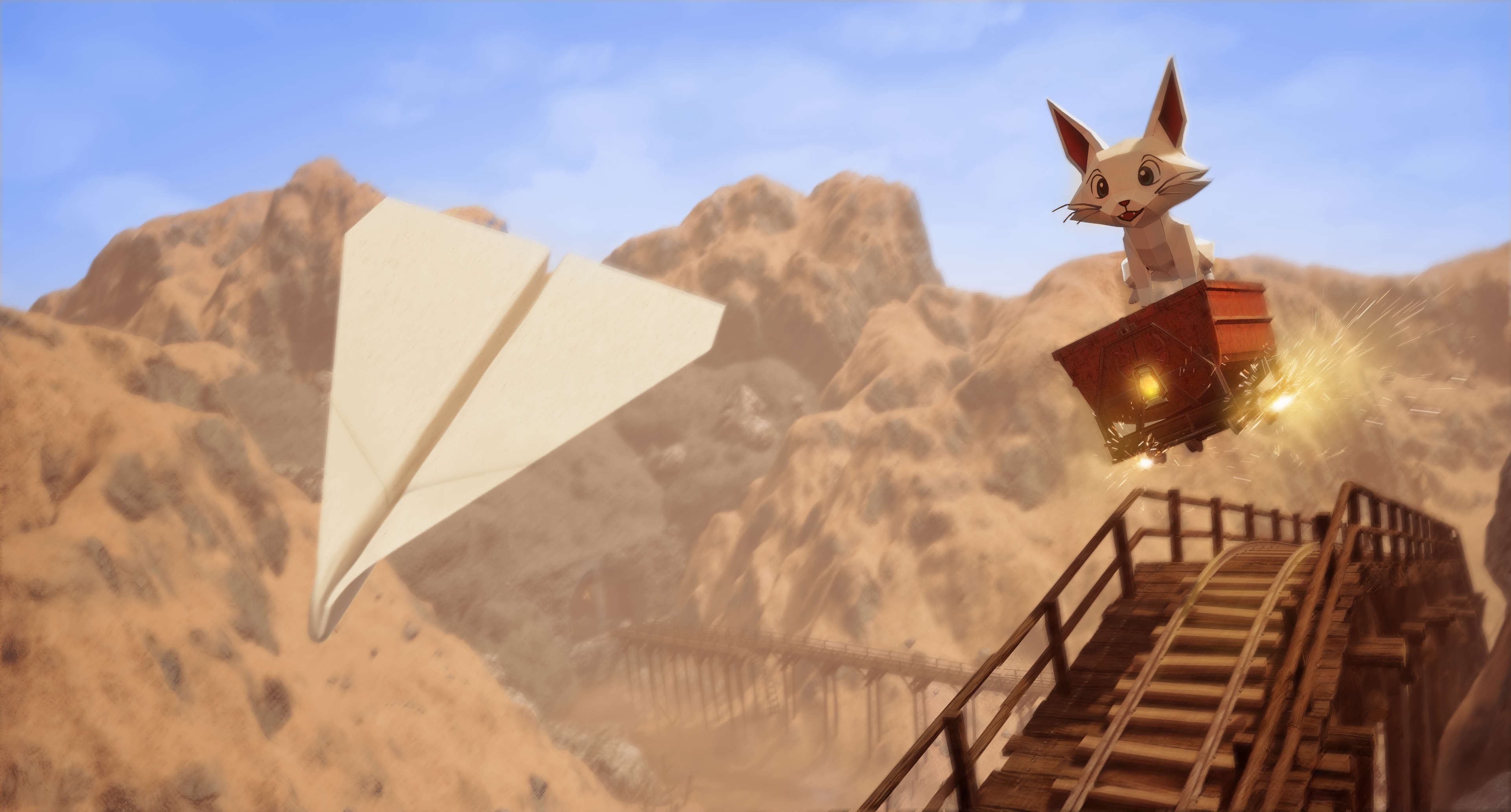 “手紙”になって世界を旅する3Dジャンプアクション『Origament: A Paper Adventure』が4月7日よりSt_010