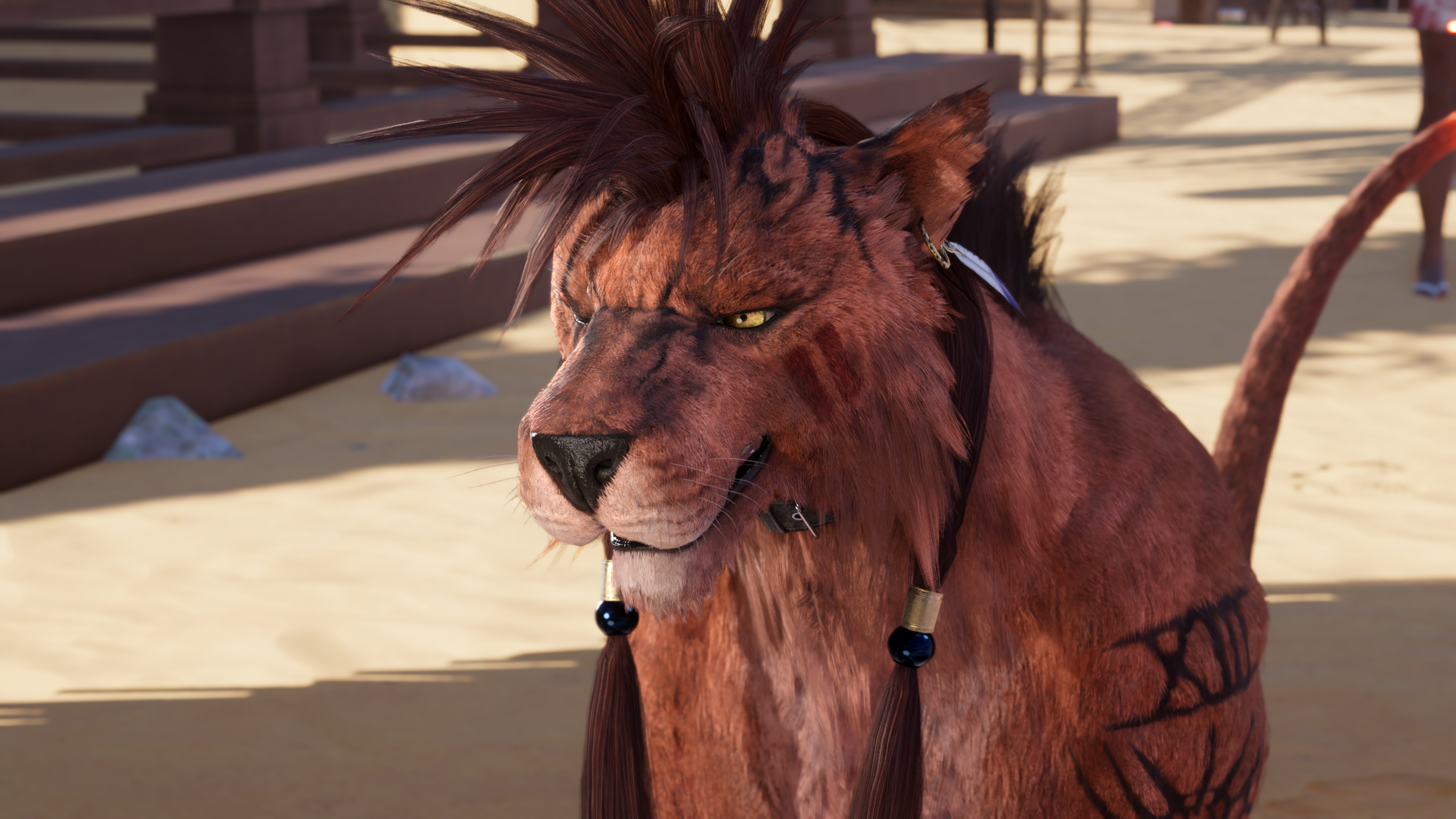 『FF7 リバース』レッドXIII（CV.山口勝平）のキャラクター紹介映像が公開_001