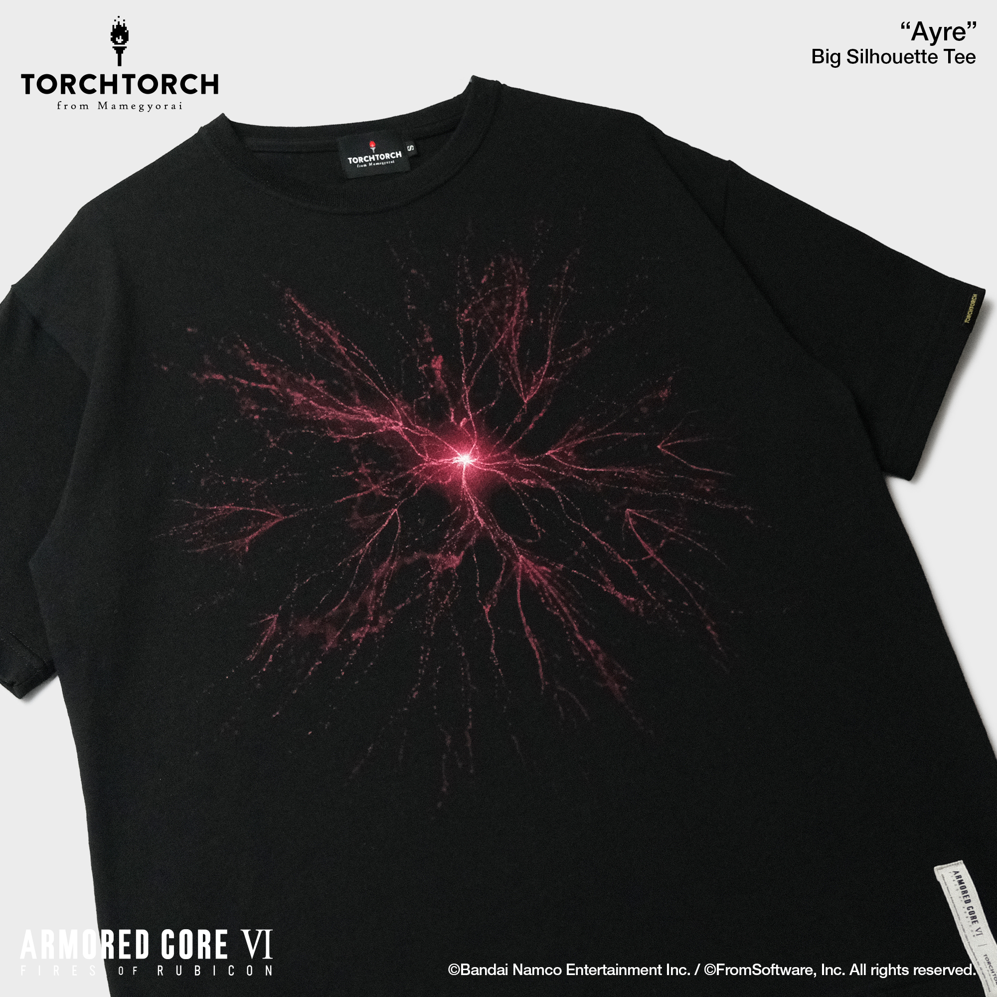 『アーマード・コア6』「エア」がデザインされた「TORCH TORCH」コラボTシャツが4月23日より発売_002