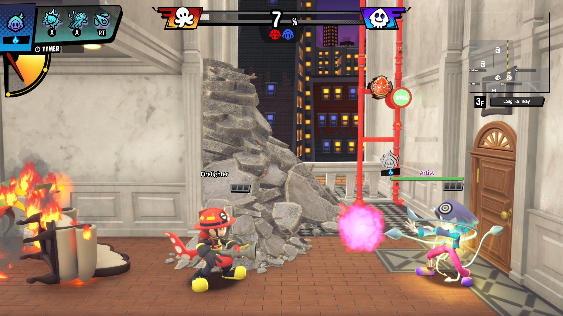 消防士に紛れ込む敵を探す人狼系アクションゲーム『OCTOPinbs』Steamにて5月12日に発売決定_006