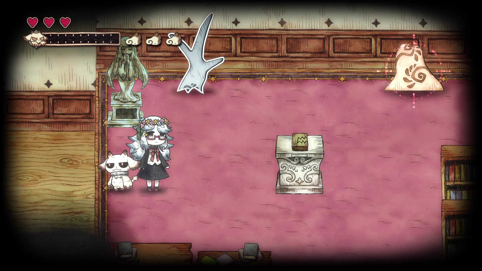 『シニガミ姫と異書館ノ怪物』体験版が配信開始。“残酷なメルヘン世界”を旅するゲーム_004