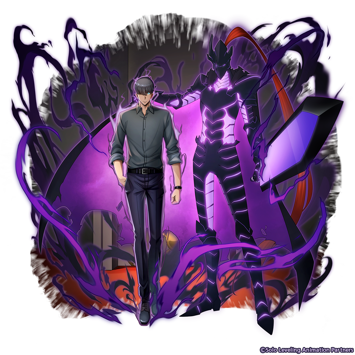 『グランドサマナーズ』にてTVアニメ『俺だけレベルアップな件』とのコラボイベントが開催_015