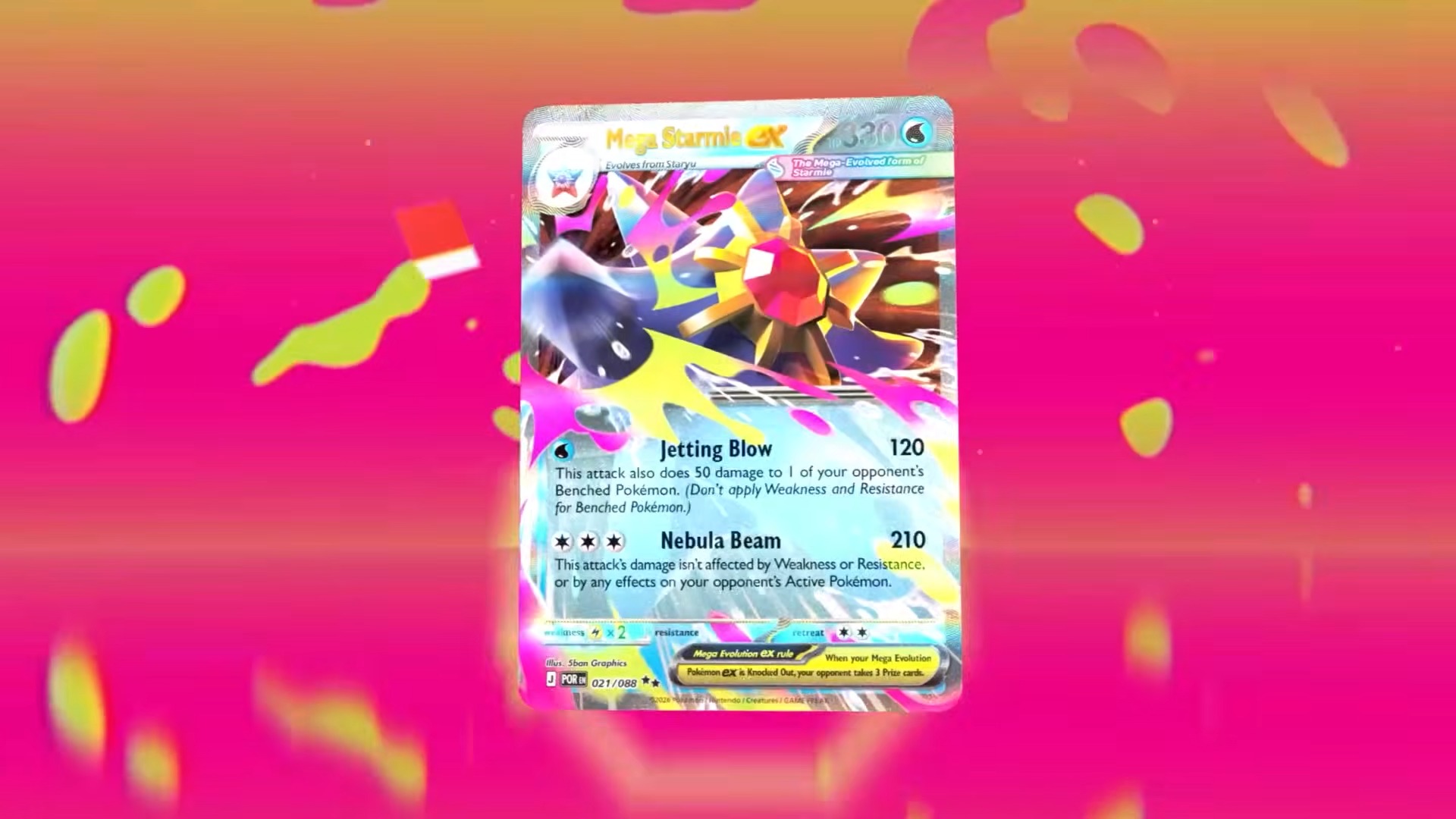 「メガスターミー」が走り続ける謎の配信映像が公開。海外向け『ポケモンカードゲーム』の公式YouTubeにて配信_001