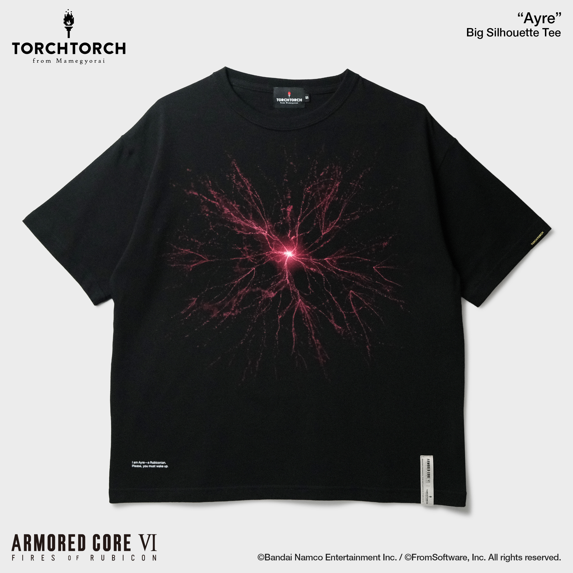 『アーマード・コア6』「エア」がデザインされた「TORCH TORCH」コラボTシャツが4月23日より発売_001