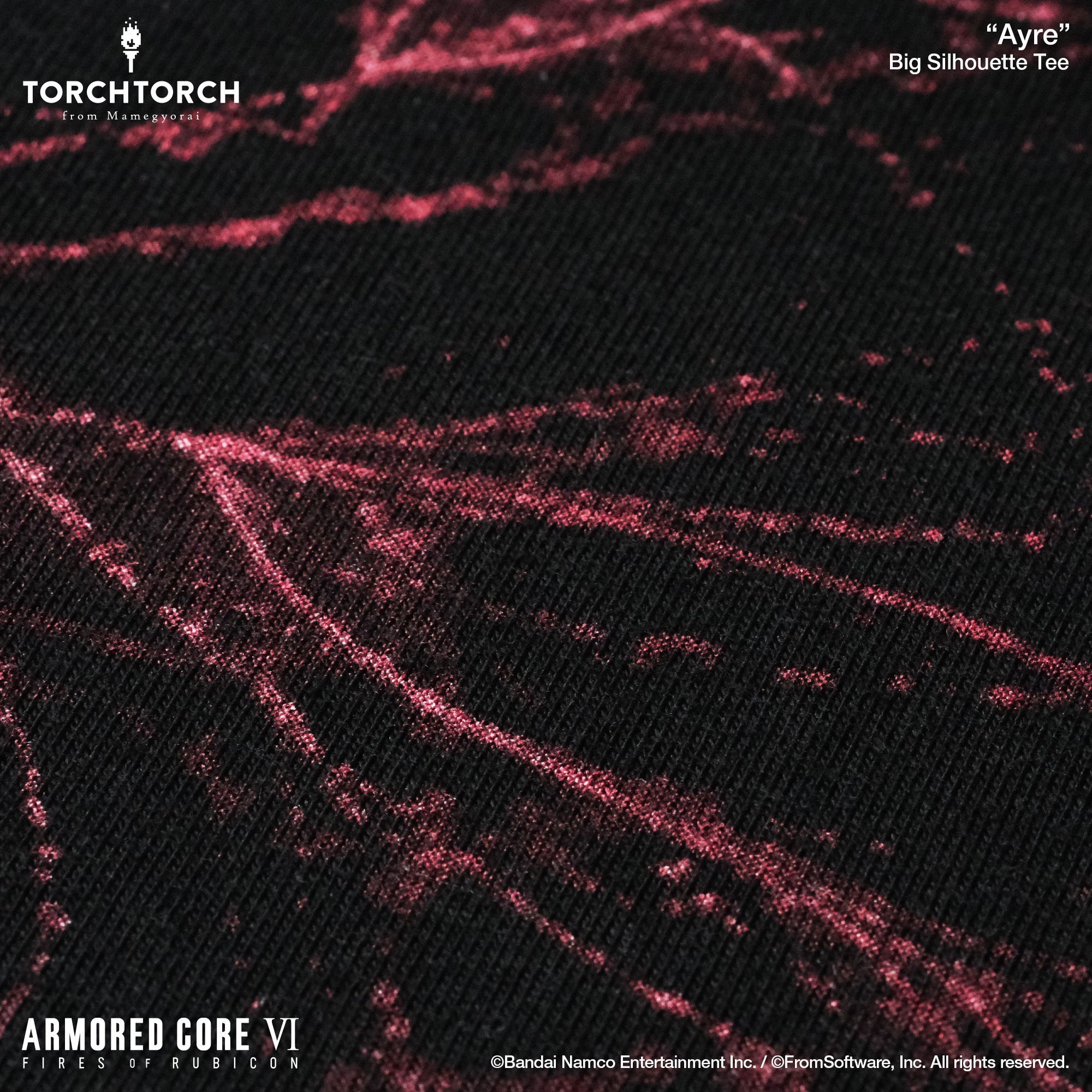 『アーマード・コア6』「エア」がデザインされた「TORCH TORCH」コラボTシャツが4月23日より発売_004