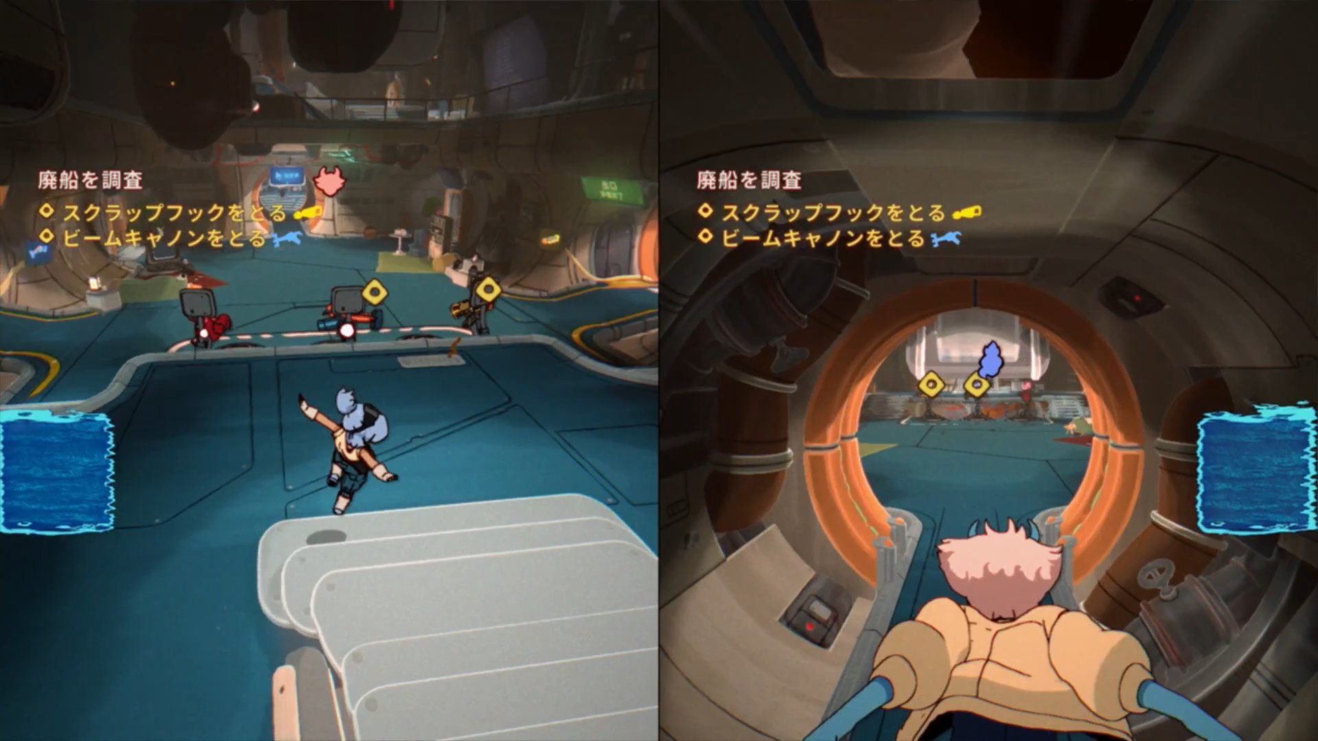 『オービタルズ』評価・感想・レビュー｜「日本の80年代アニメ」すぎる2人協力ゲーム_007