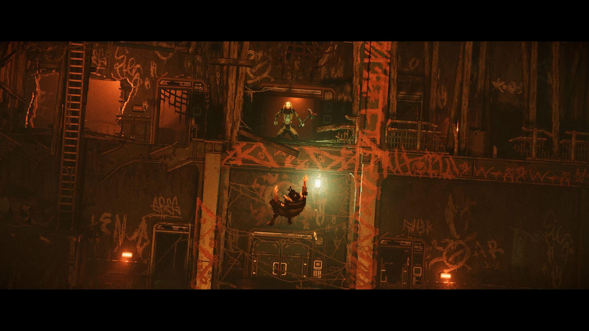 ダークなサイバー都市の雰囲気が良すぎる2Dアクション『REPLACED』が4月14日夜発売_004