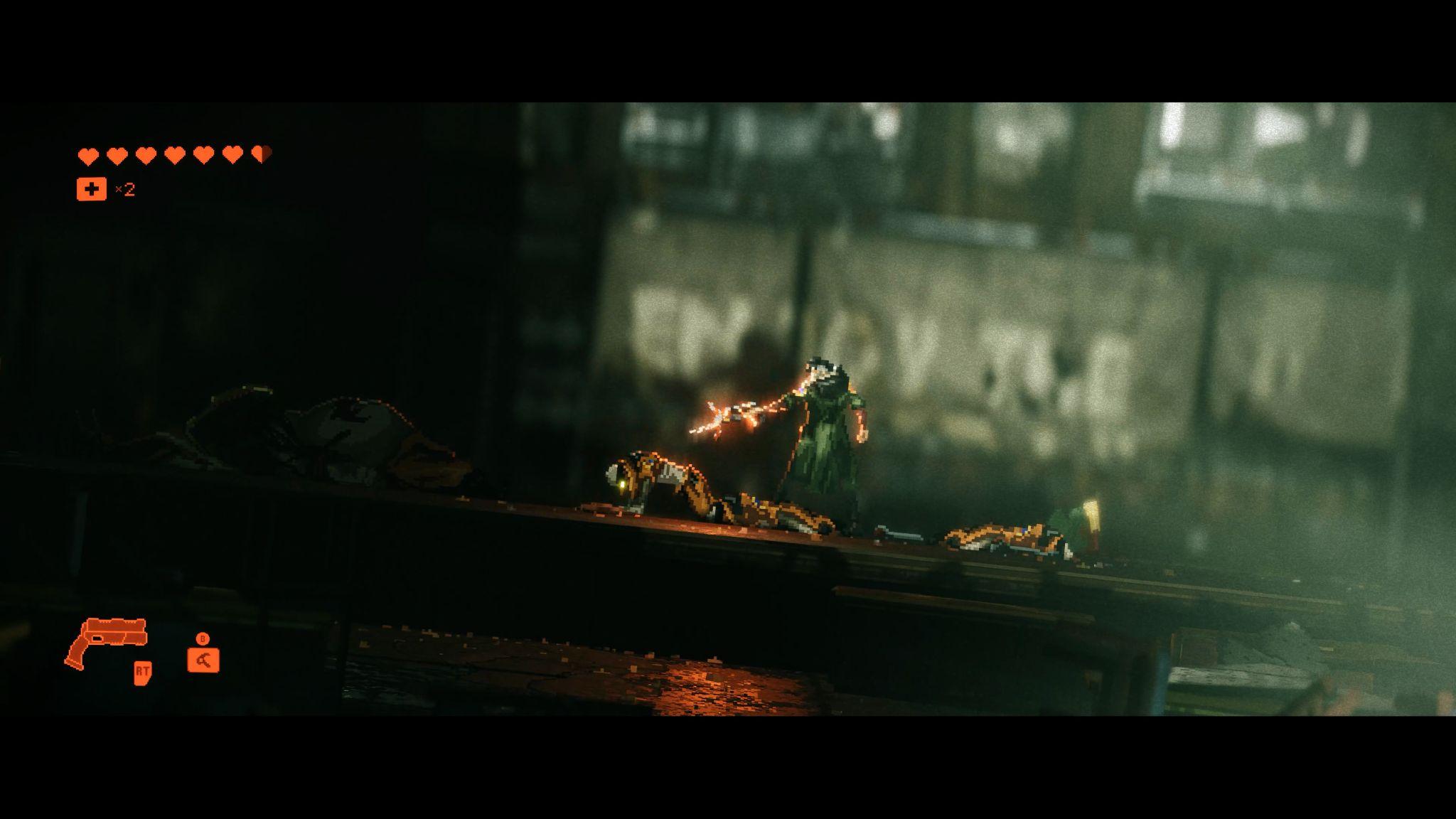 ダークなサイバー都市の雰囲気が良すぎる2Dアクション『REPLACED』が4月14日夜発売_007