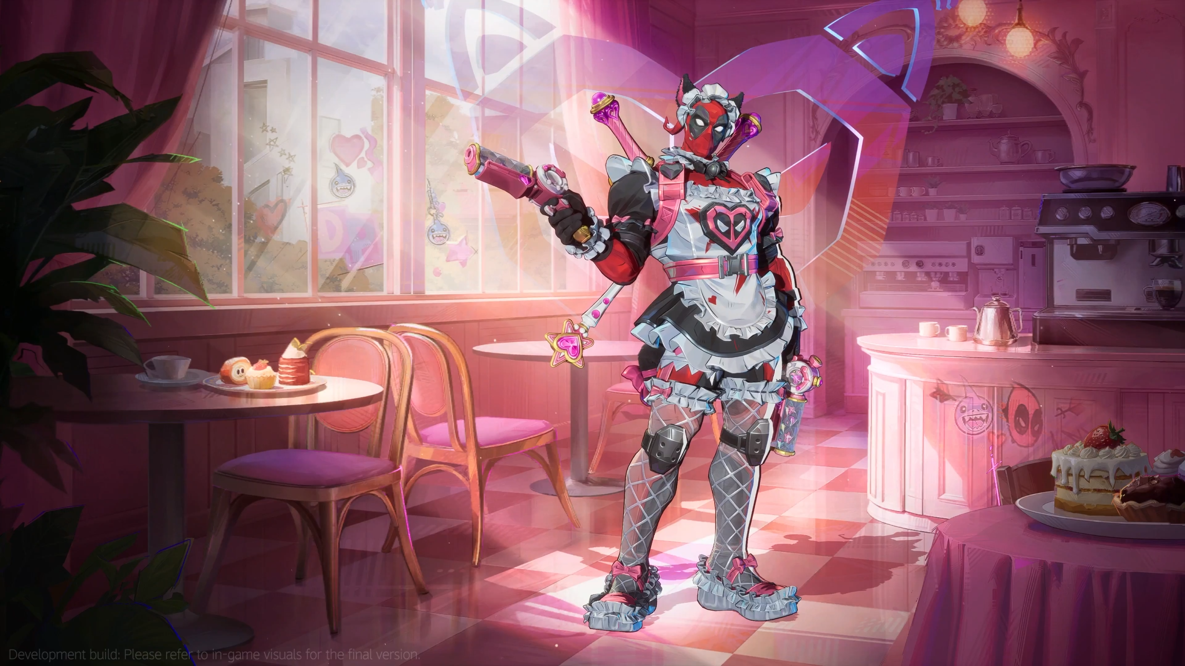 『マーベルライバルズ』デッドプールのメイド服コスチューム「Maid-Pool」が4月10日に実装。サメのジェフ用も登場_001