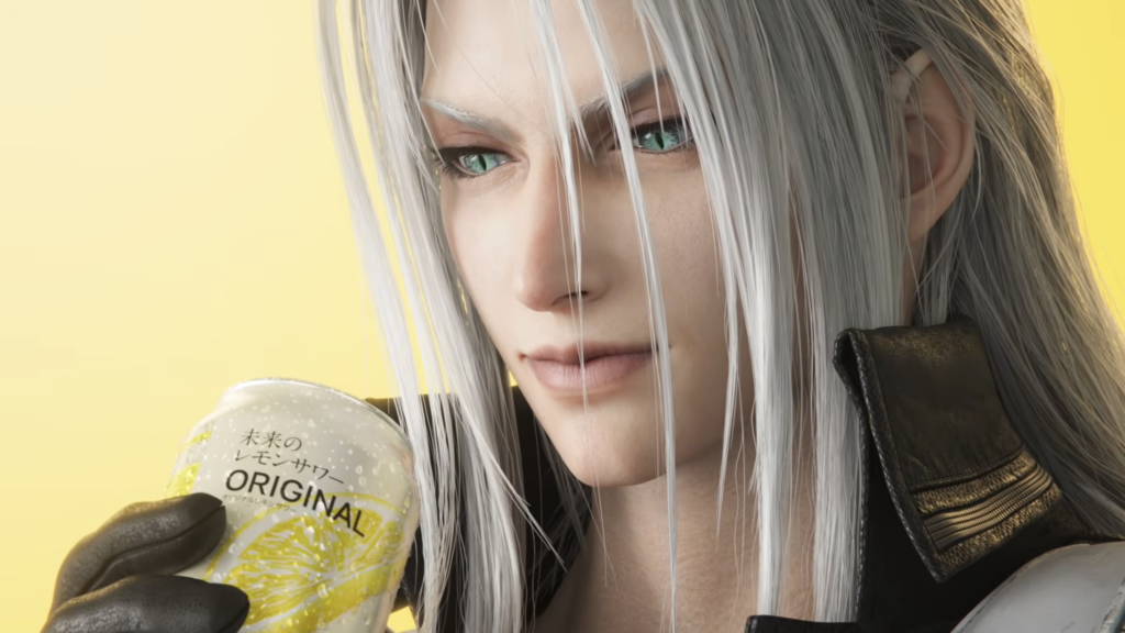 FF7 リバース』セフィロスが「未来のレモンサワー」を飲む特別ムービー