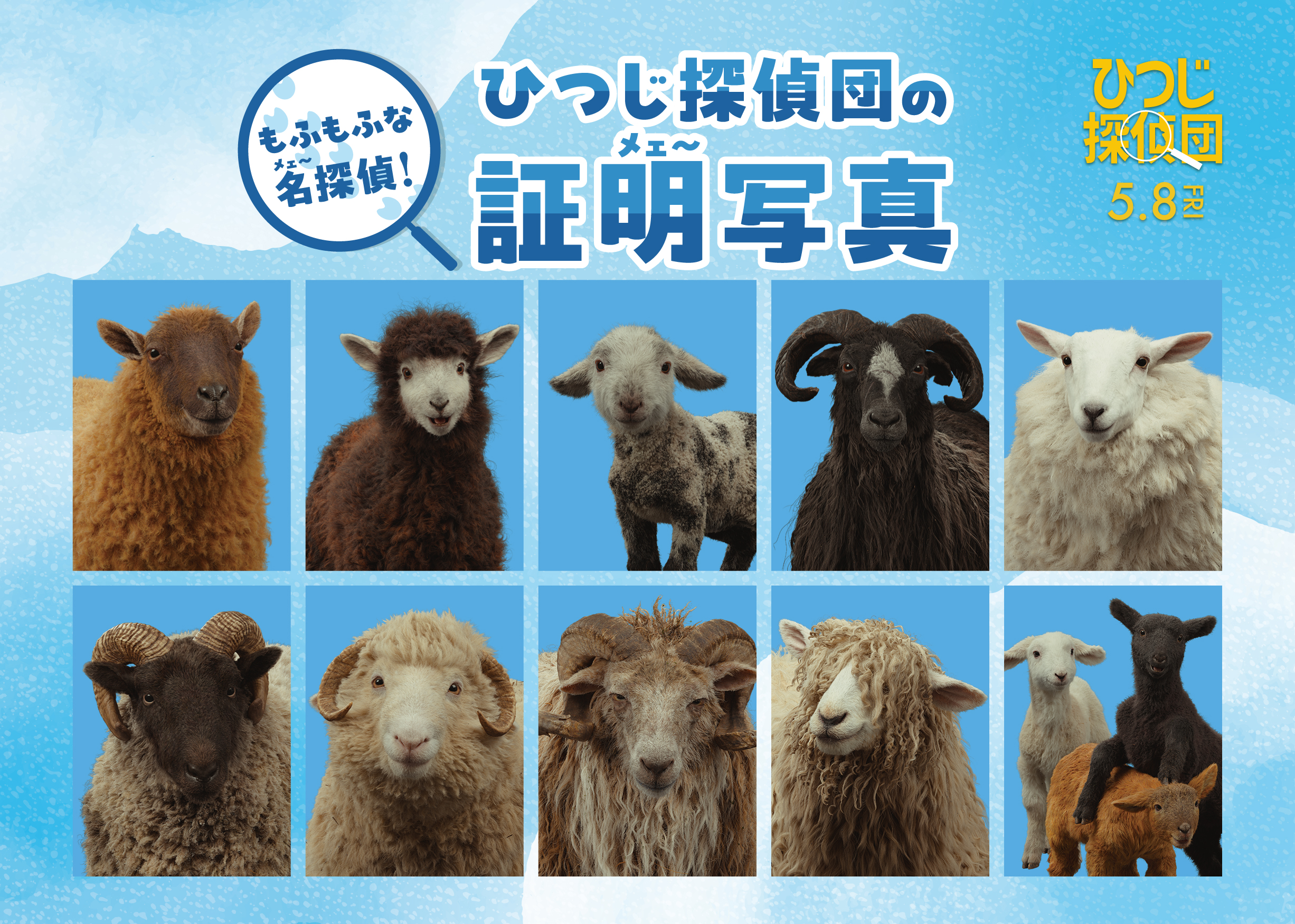 『ひつじ探偵団』日本語吹き替え版声優が公開。山路和弘、井上喜久子、千葉繁、チョー、麦人、石川界人らがもふもふの世界を彩る_011